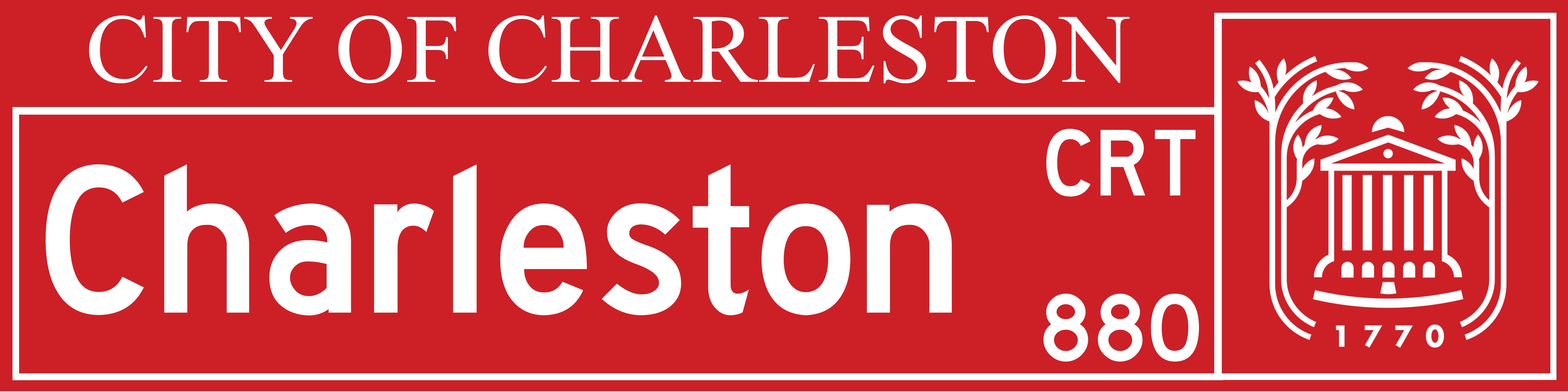 Charleston, SC street sign keychain