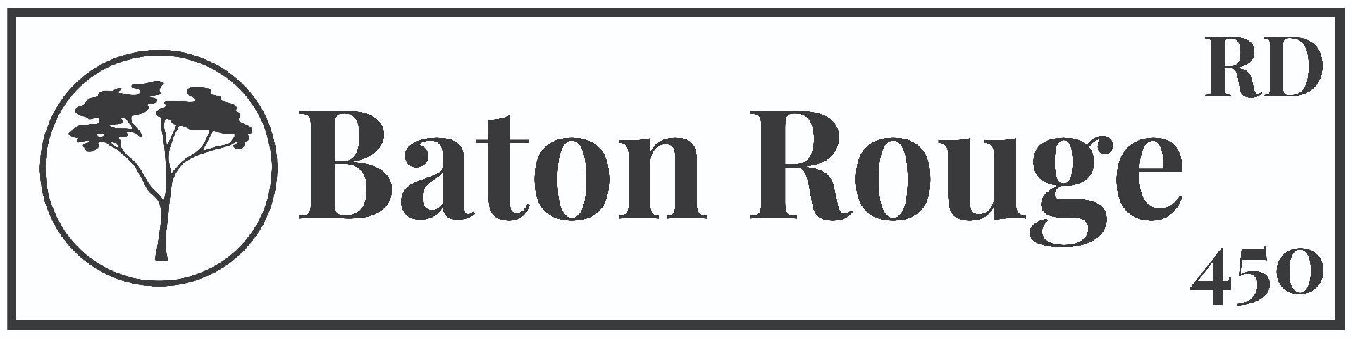 Baton Rouge, LA street sign keychain